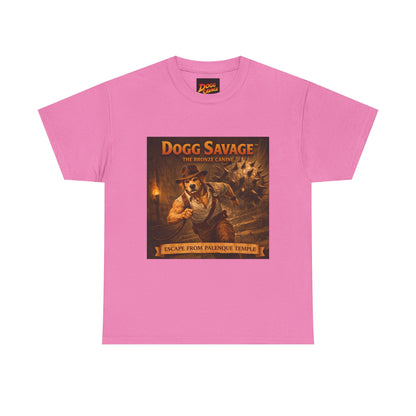 Graphic Tee — "Dogg Savage: Escape From Palenque Temple" Adventure Shirt