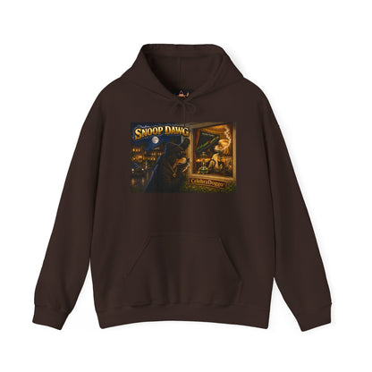 "Snoop Dawg" Tribute Hoodie — Retro Neon Graphic Pullover