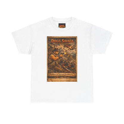 Dogg Savage Retro Graphic Tee — Vintage Adventure Poster T‑Shirt