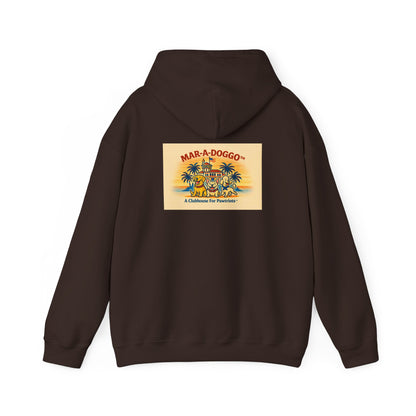 Dog Lover Hoodie — “MAR-A-DOGGO: My Dog Has Great Jeans” Graphic Pullover