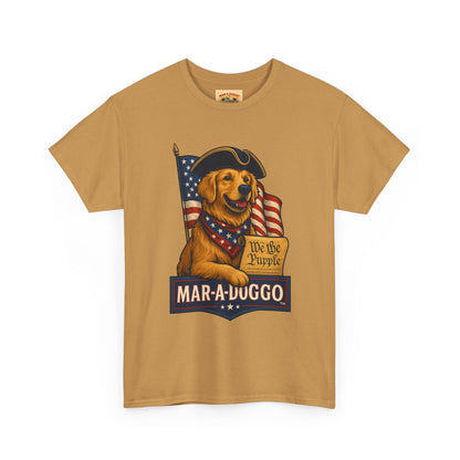 Mar-a-Duggo Patriotic Dog Tee — "We the Pupple" Vintage Americana T-Shirt
