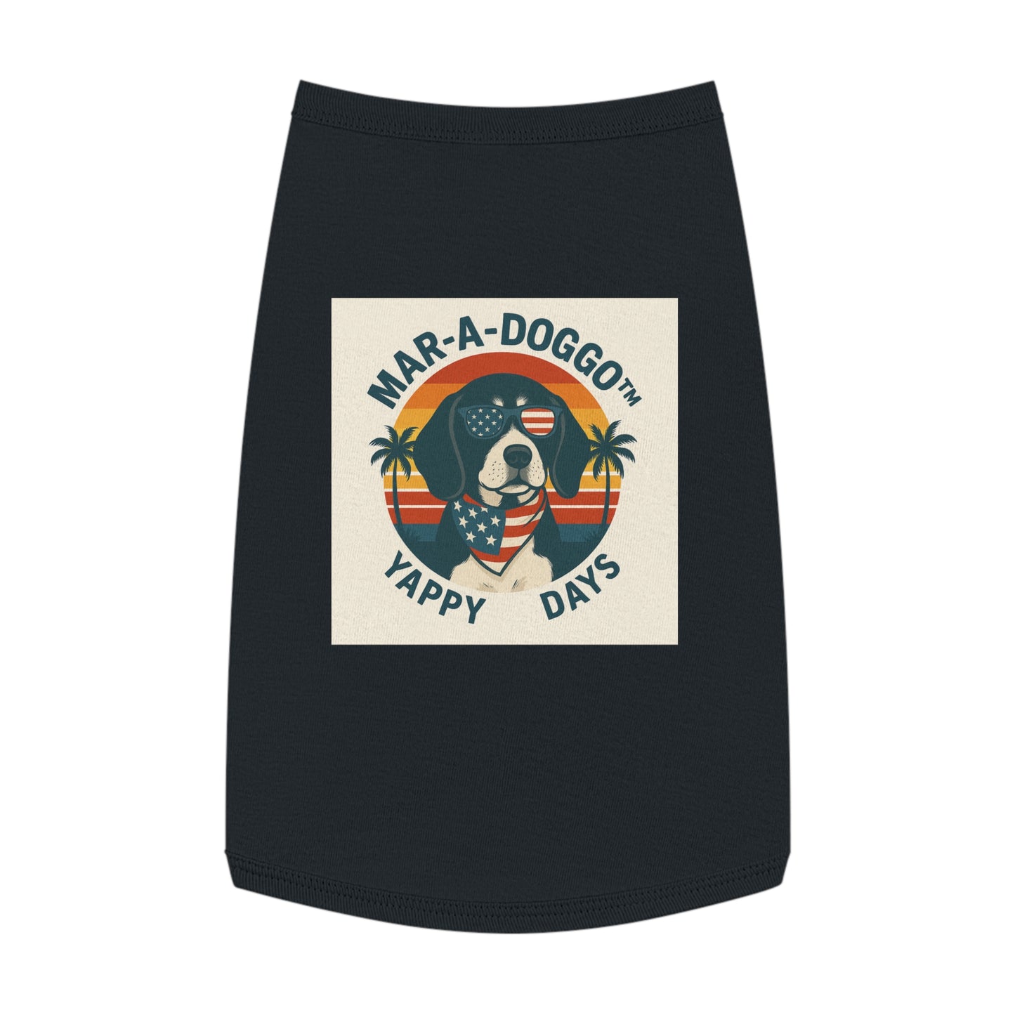 Patriotic 'Mar-A-Doggo Yappy Days' Dog Shirt