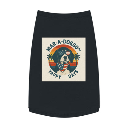 Patriotic 'Mar-A-Doggo Yappy Days' Dog Shirt