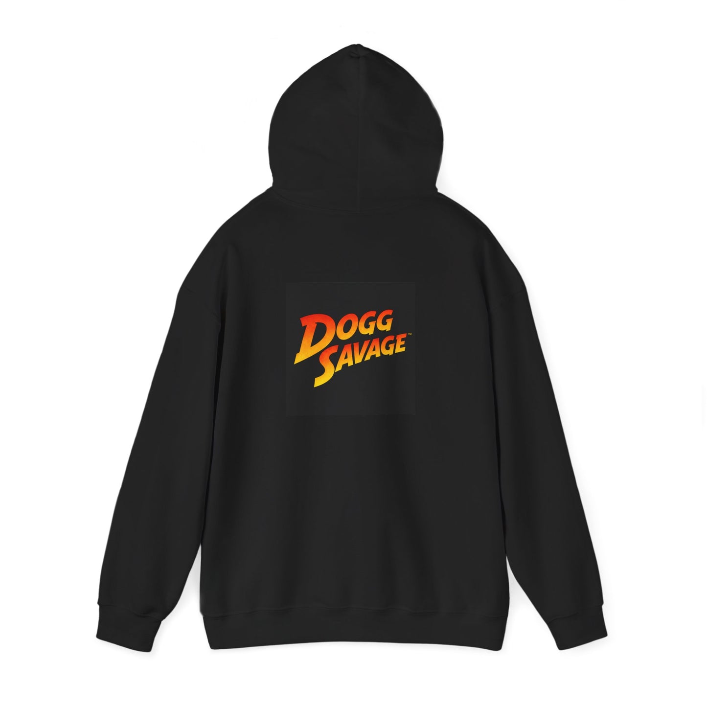 Dogg Savage Graphic Hoodie "Raiders Of The Thousand Paw Monastery" — Retro Band Logo Pullover