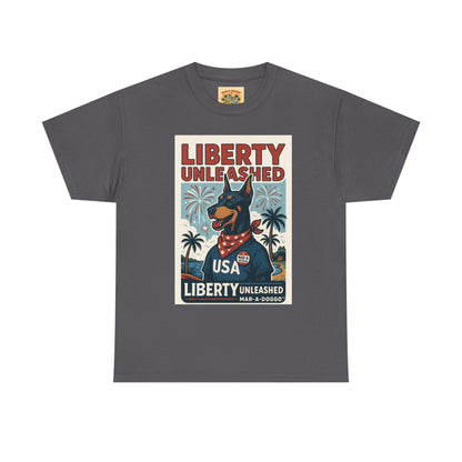 Liberty Unleashed USA Dog Graphic Tee