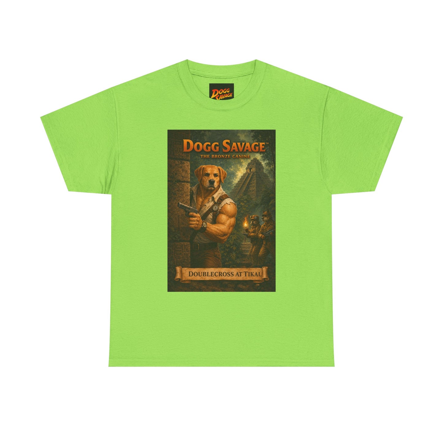 Dogg Savage Vintage Fantasy T-Shirt — "Dogg Savage: Doublecross At Tikal" Graphic Tee