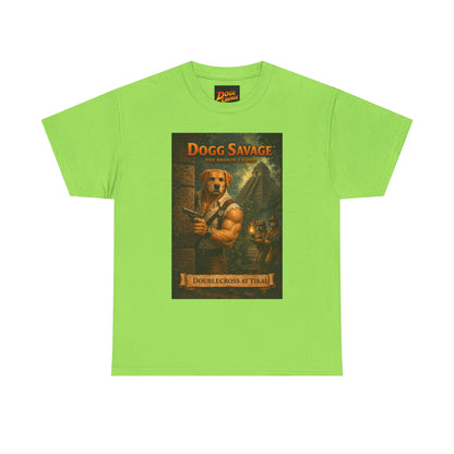 Dogg Savage Vintage Fantasy T-Shirt — "Dogg Savage: Doublecross At Tikal" Graphic Tee