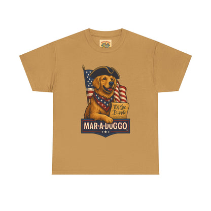 Mar-a-Duggo Patriotic Dog Tee — "We the Pupple" Vintage Americana T-Shirt