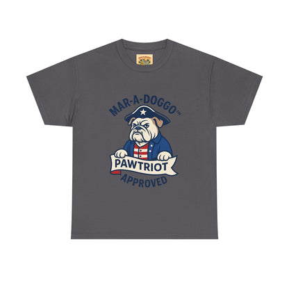 Pawtriot Tee - "Mar-a-Doggo" Patriotic Bulldog Shirt