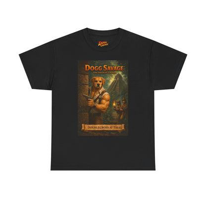 Dogg Savage Vintage Fantasy T-Shirt — "Dogg Savage: Doublecross At Tikal" Graphic Tee