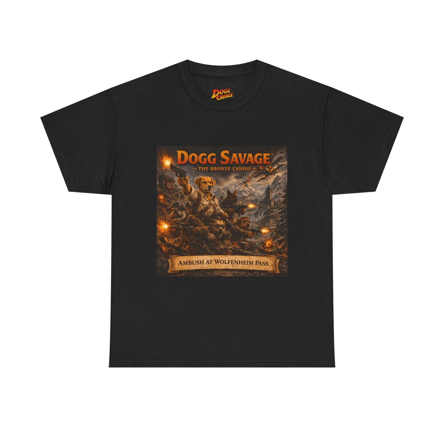 Dogg Savage Band Tee — 'Ambush at Wolfenheim Pass' Graphic T‑Shirt