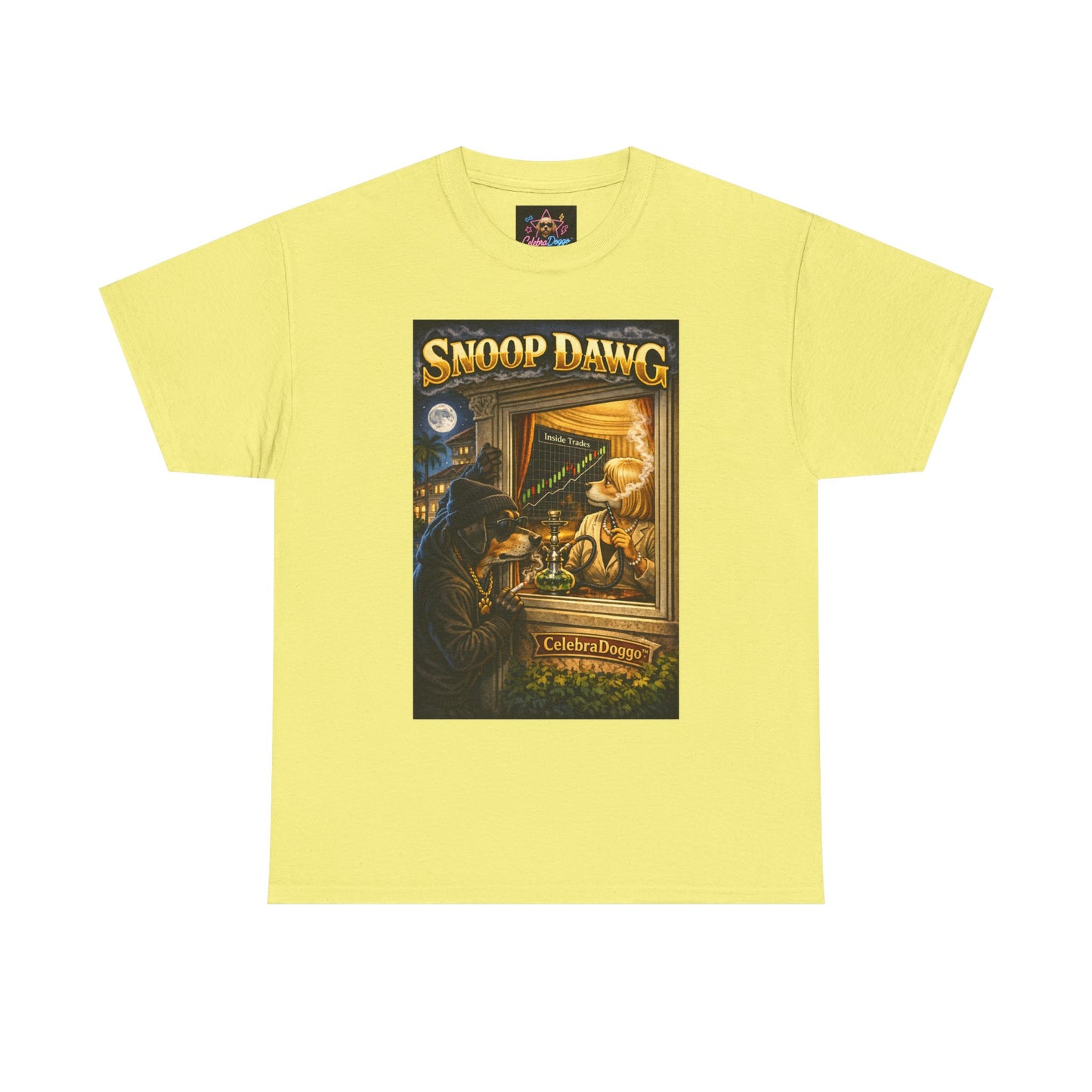 Dog Graphic Tee — "Snoop Dawg" Retro Party T-Shirt