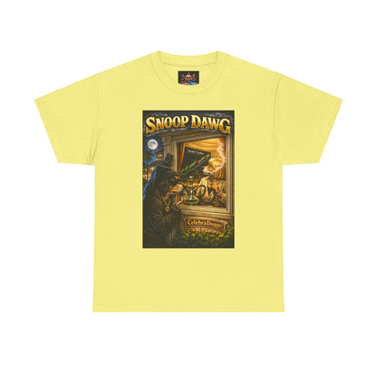 Dog Graphic Tee — "Snoop Dawg" Retro Party T-Shirt