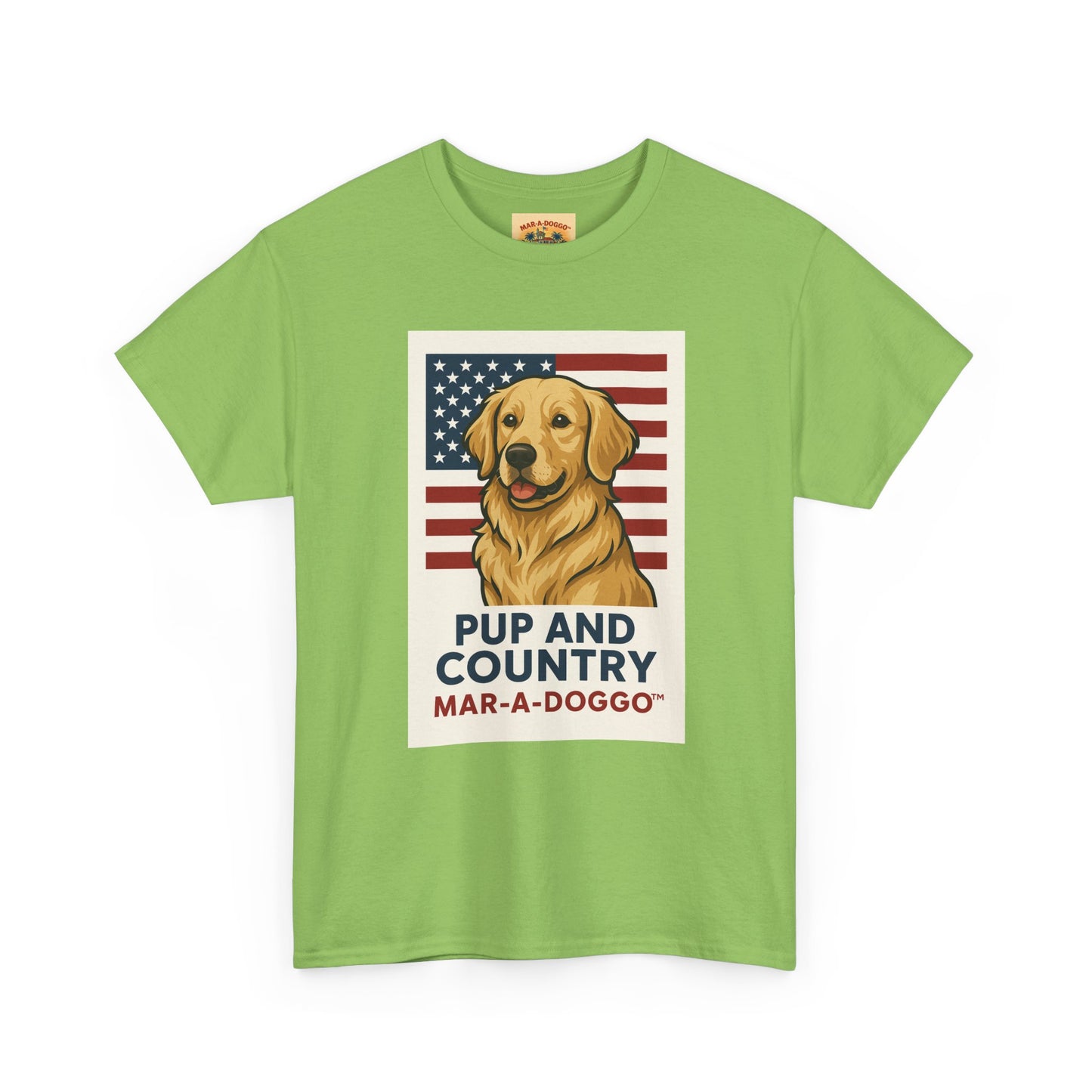 Pup and Country T-Shirt — "Mar-A-Doggo" Patriotic Dog Graphic Tee