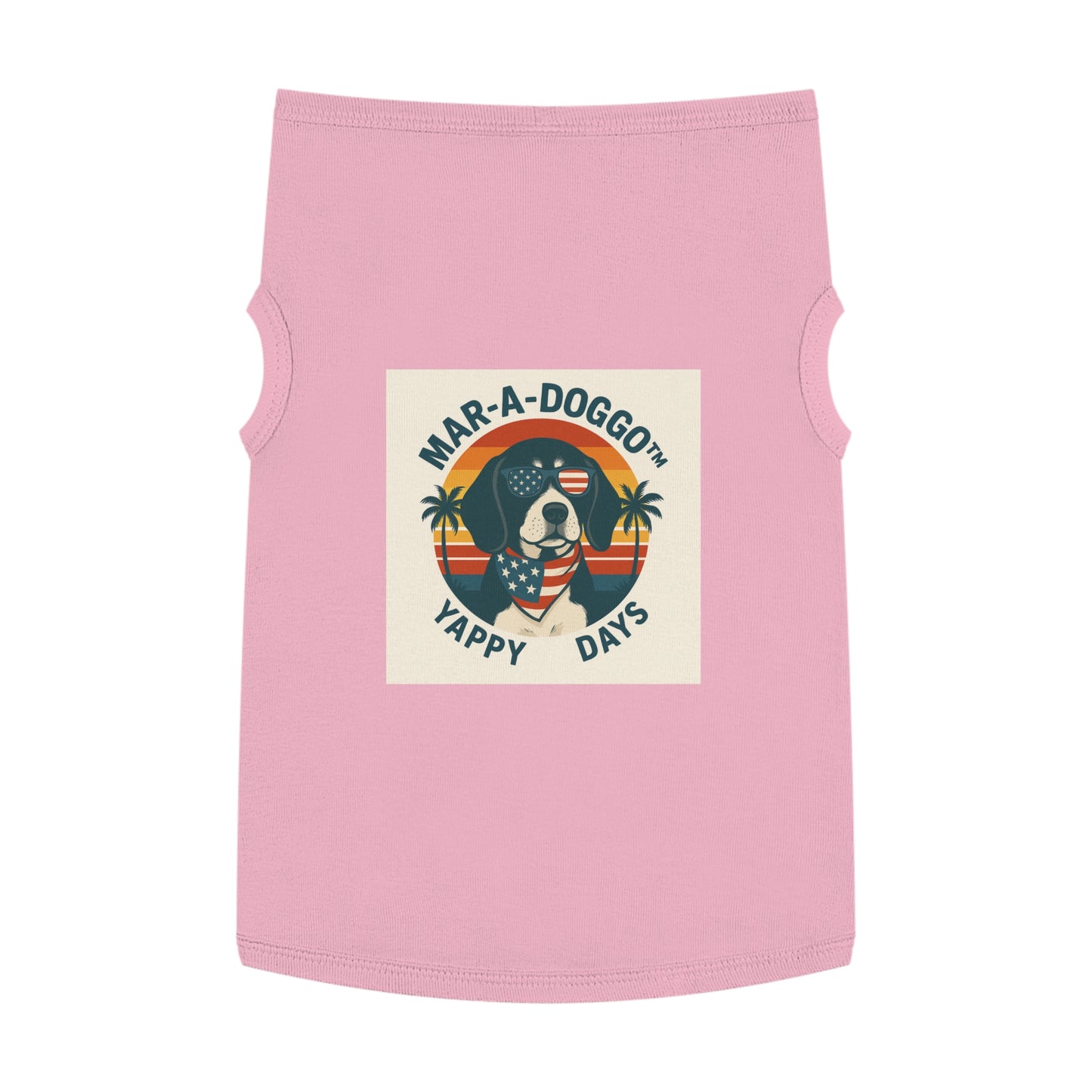 Patriotic 'Mar-A-Doggo Yappy Days' Dog Shirt