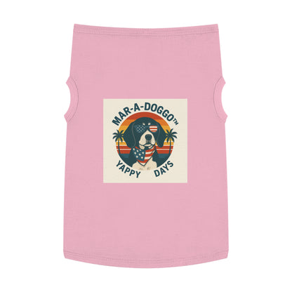 Patriotic 'Mar-A-Doggo Yappy Days' Dog Shirt