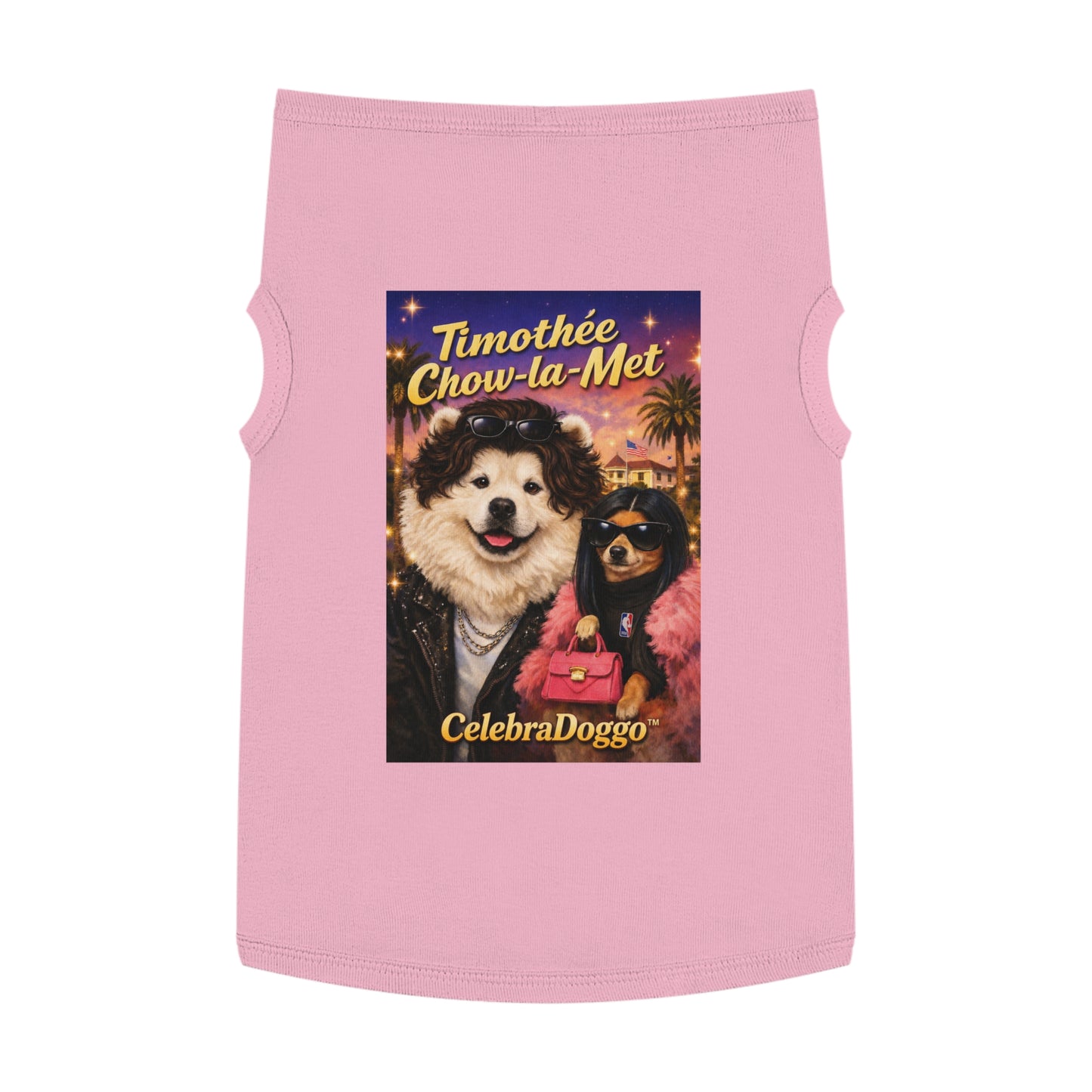"Timothée Chow-la-Met" Glam Pet Shirt