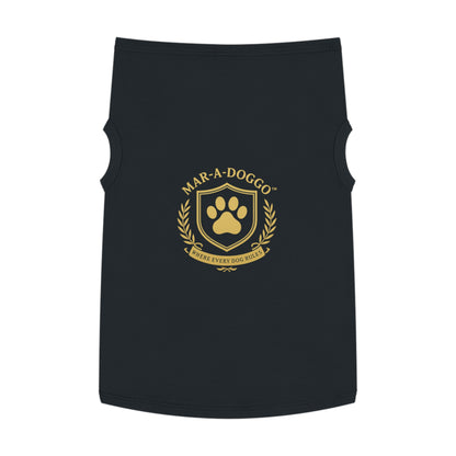 Mar-A-Doggo Dog Shirt - "Where Every Dog Rules" Grey Dog Tank Top