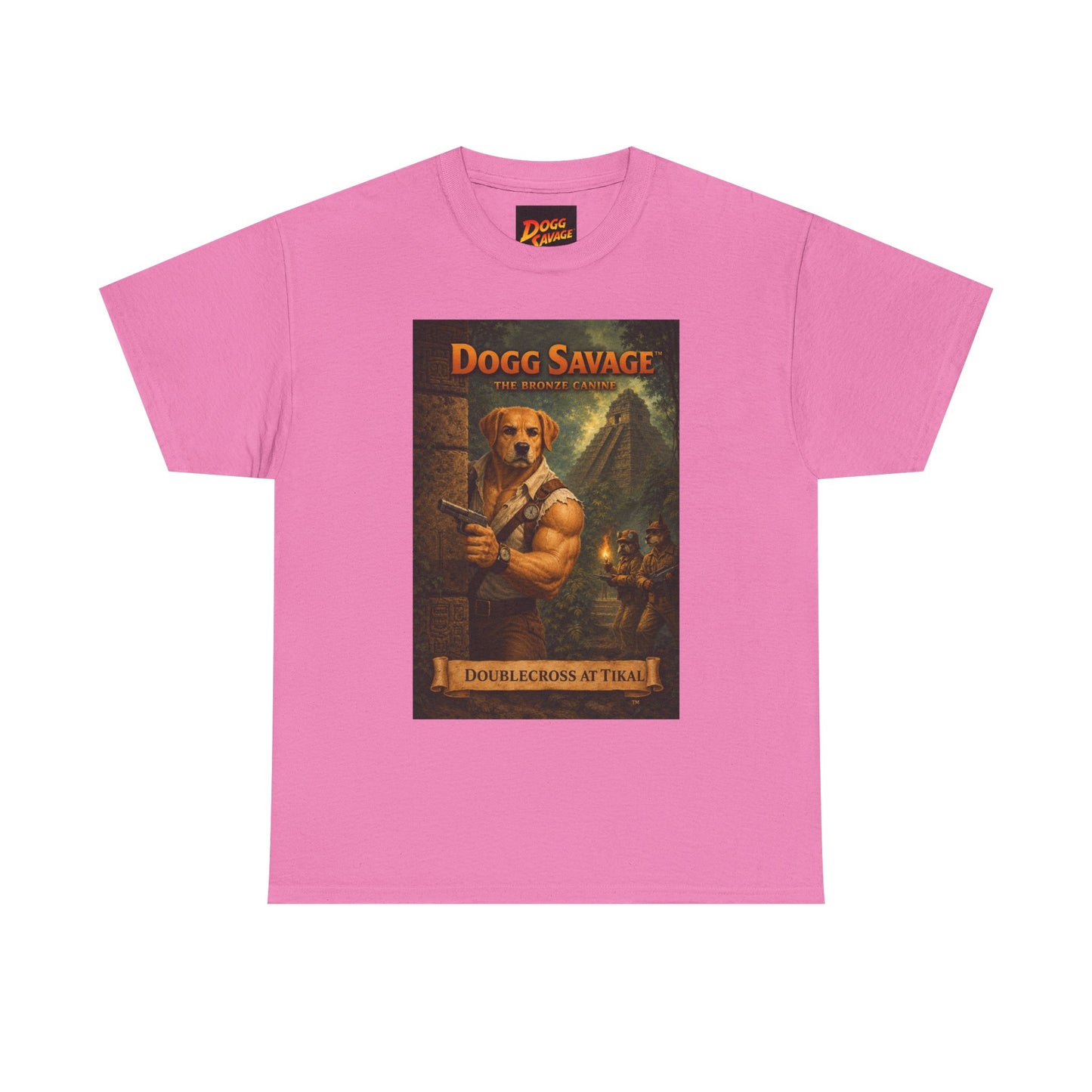 Dogg Savage Vintage Fantasy T-Shirt — "Dogg Savage: Doublecross At Tikal" Graphic Tee