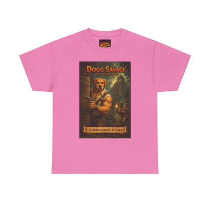 Dogg Savage Vintage Fantasy T-Shirt — "Dogg Savage: Doublecross At Tikal" Graphic Tee