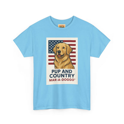Pup and Country T-Shirt — "Mar-A-Doggo" Patriotic Dog Graphic Tee