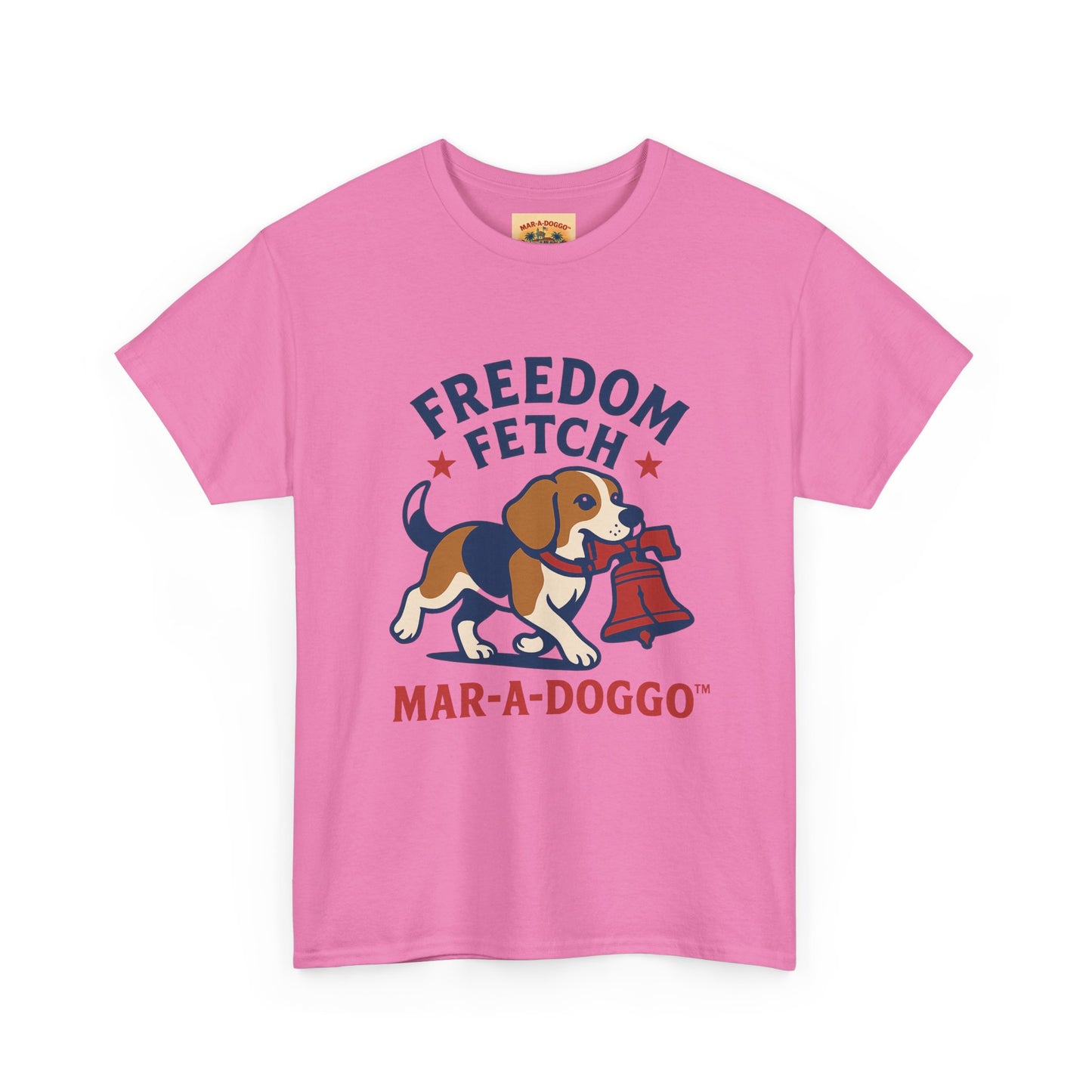Freedom Fetch Tee — Mar-A-Doggo Patriotic Dog T-Shirt