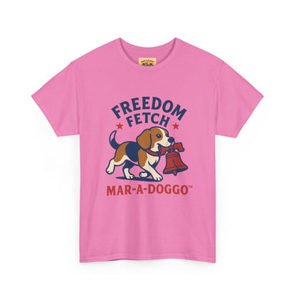 Freedom Fetch Tee — Mar-A-Doggo Patriotic Dog T-Shirt