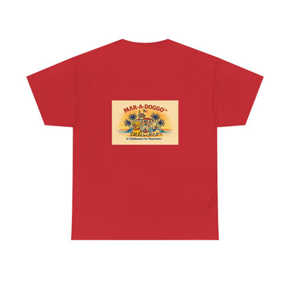 Anchors Aweigh Mar-a-Doggo Navy Tribute T-Shirt