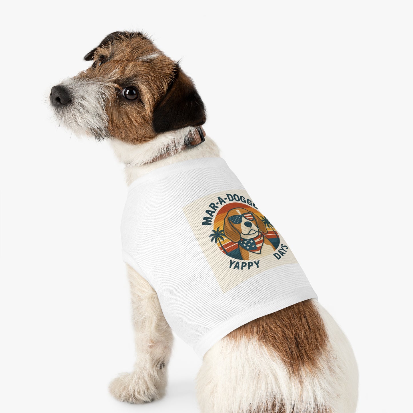 Patriotic 'Mar-A-Doggo Yappy Days' Dog Shirt