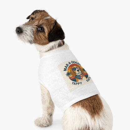 Patriotic 'Mar-A-Doggo Yappy Days' Dog Shirt
