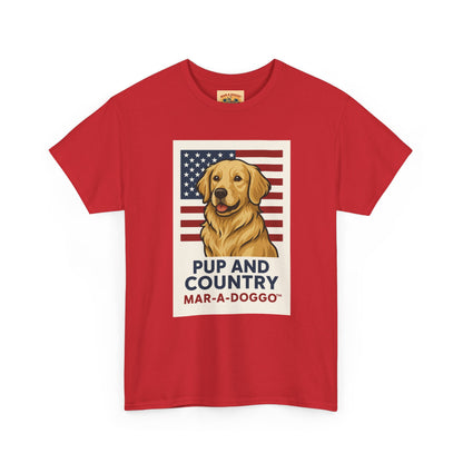 Pup and Country T-Shirt — "Mar-A-Doggo" Patriotic Dog Graphic Tee