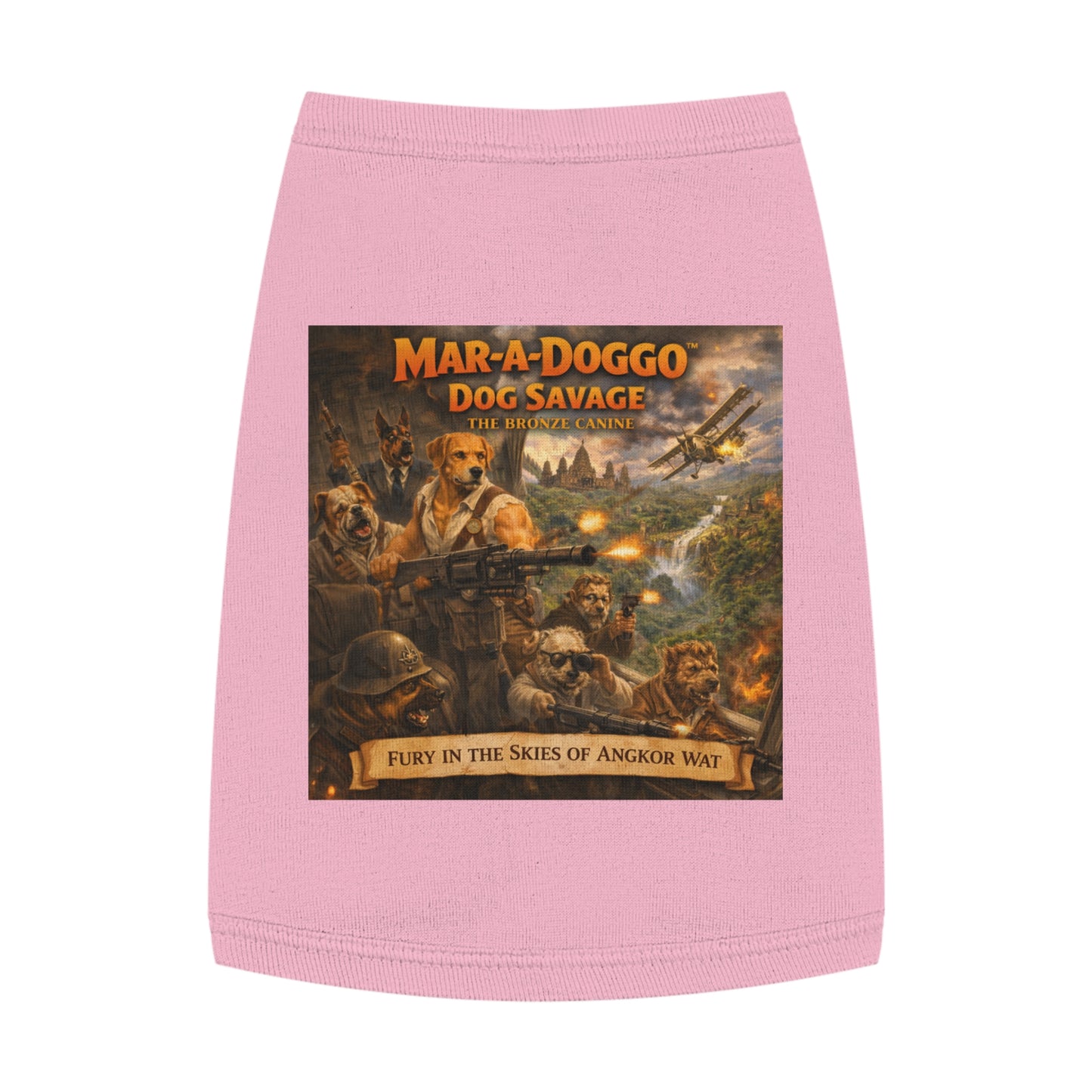 Fury In The Skies Of Angkor Wat (Doggo Tank Top)