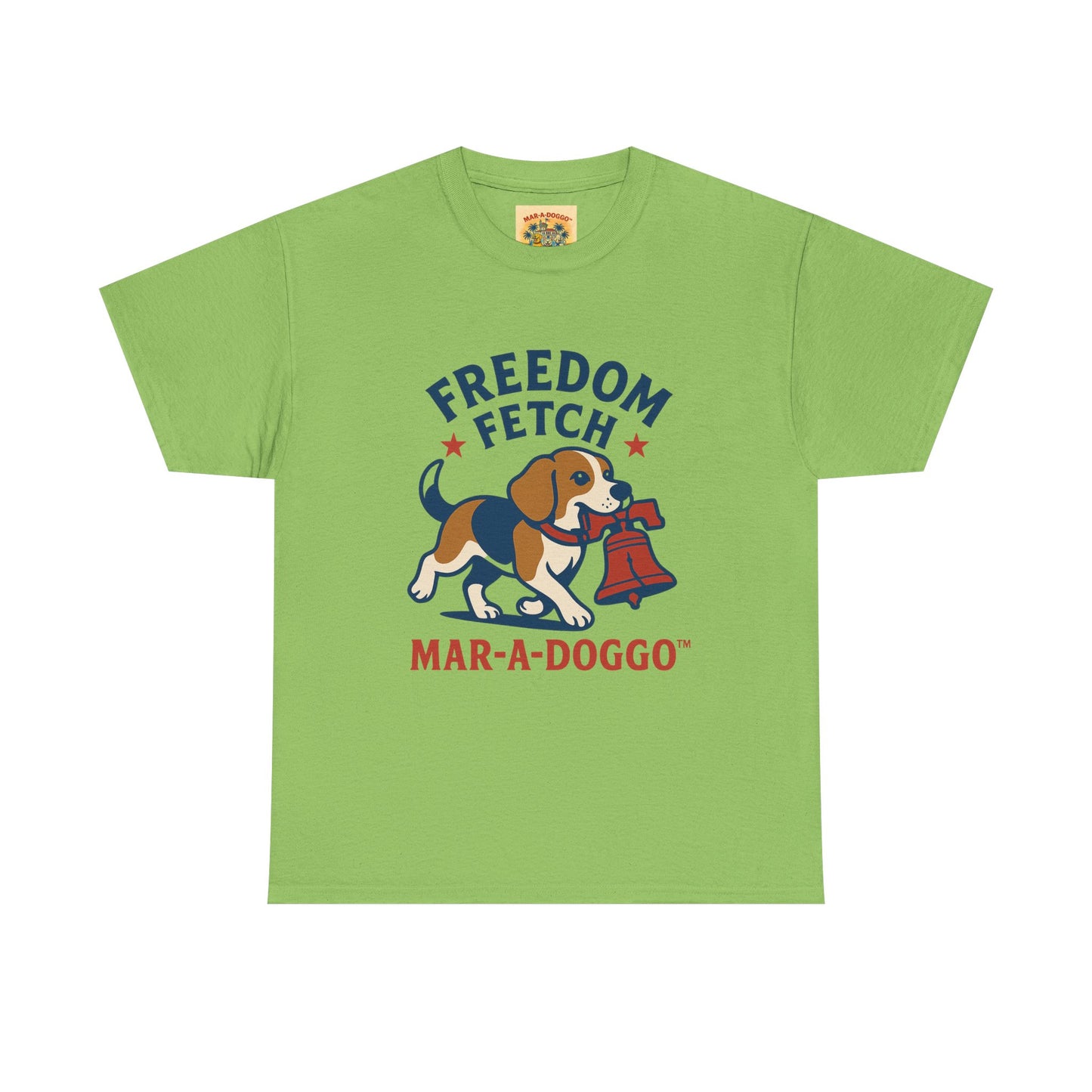 Freedom Fetch Tee — Mar-A-Doggo Patriotic Dog T-Shirt