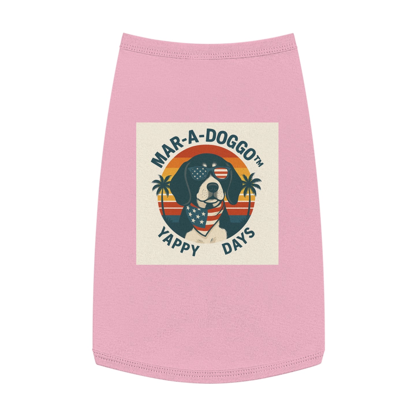 Patriotic 'Mar-A-Doggo Yappy Days' Dog Shirt