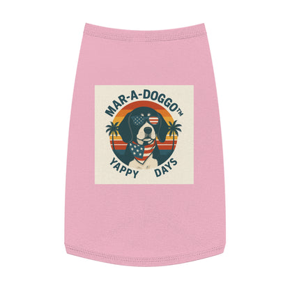 Patriotic 'Mar-A-Doggo Yappy Days' Dog Shirt