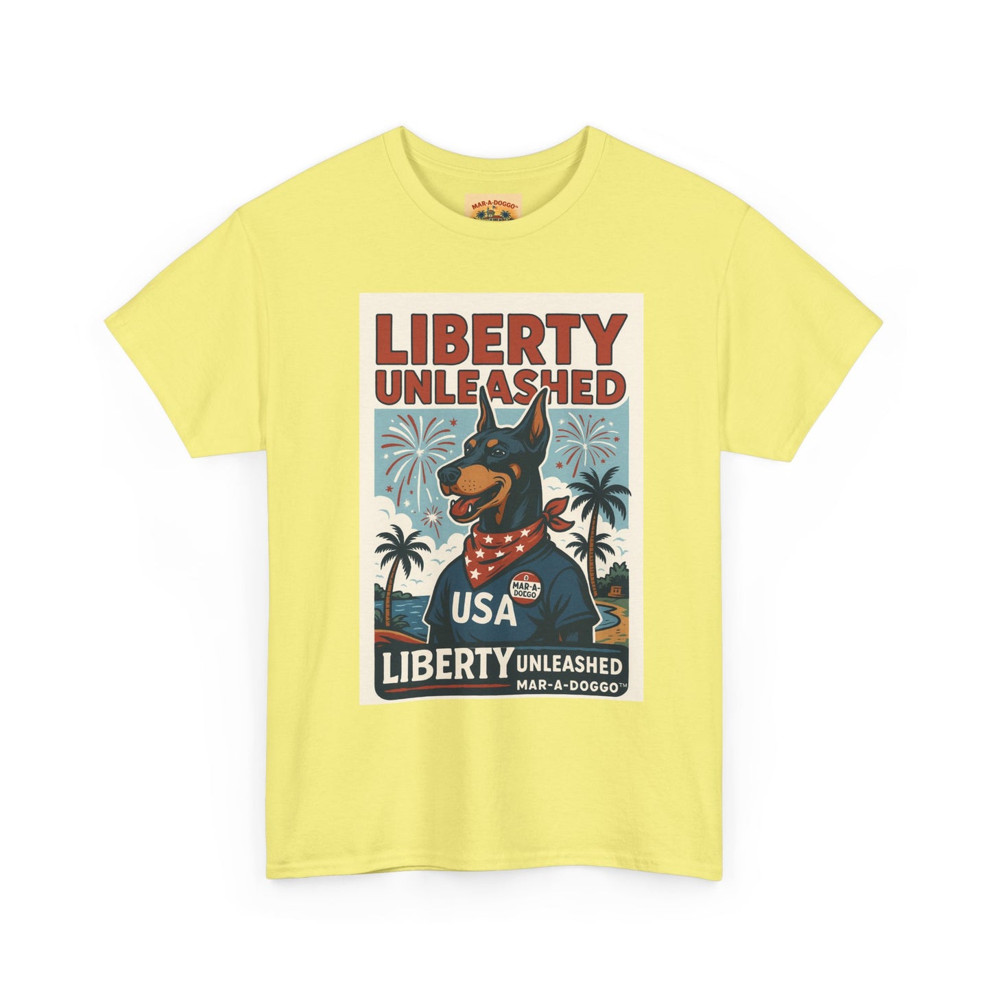 Liberty Unleashed USA Dog Graphic Tee
