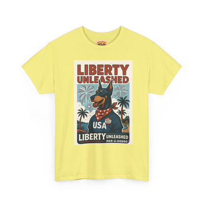 Liberty Unleashed USA Dog Graphic Tee