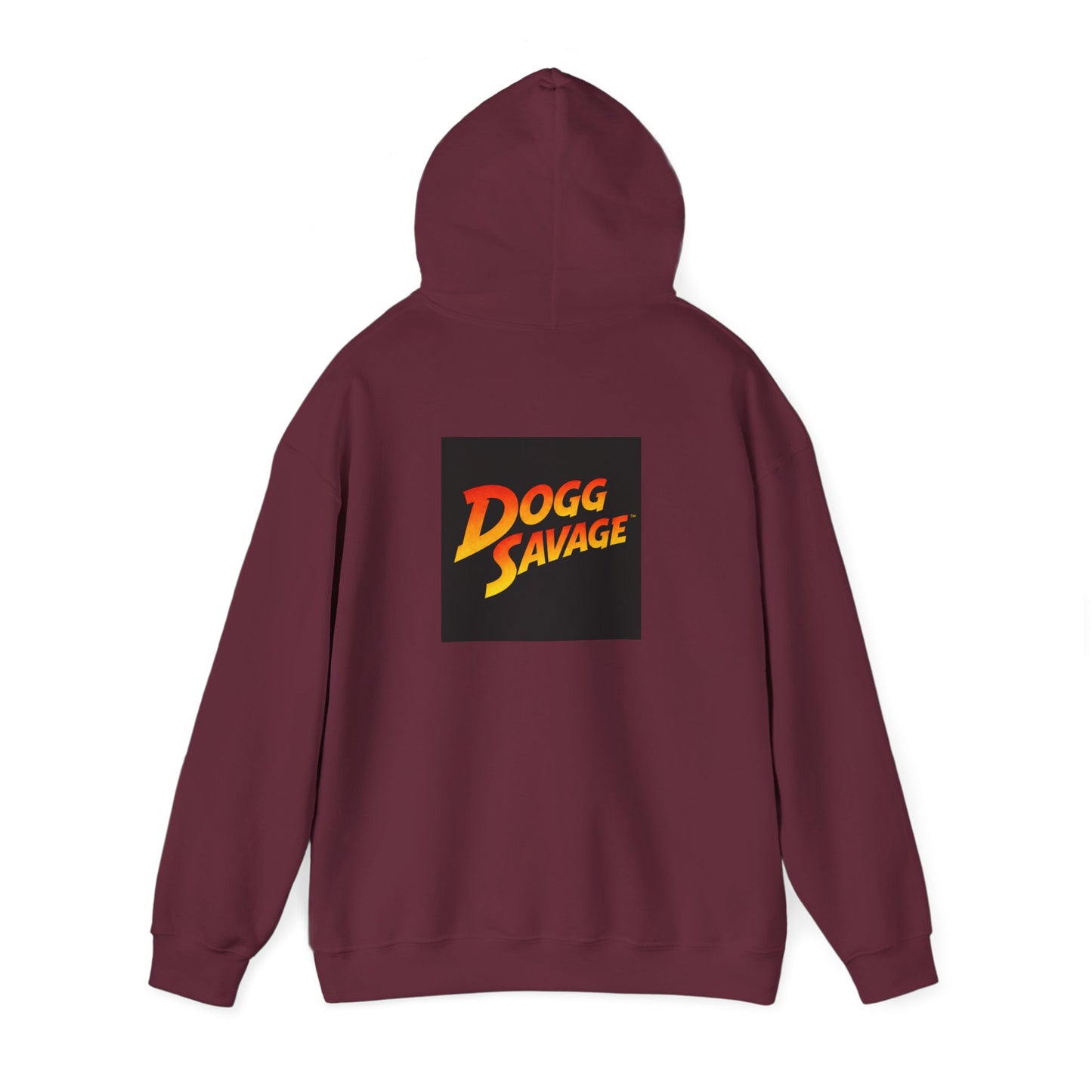 Dogg Savage Graphic Hoodie — Vintage Album Art Pullover "Doublecross At Tikal"