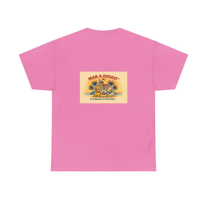 Mar-A-Doggo "American Bred" Tee — Patriotic Dog Graphic T-Shirt