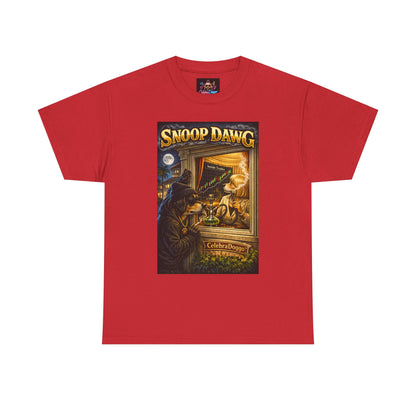 Dog Graphic Tee — "Snoop Dawg" Retro Party T-Shirt
