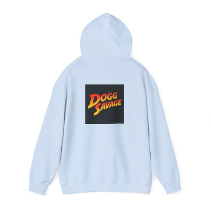 Dogg Savage Vintage Adventure Hoodie "Fury In The Skies Of Angkor Wat" — Retro Logo Pullover