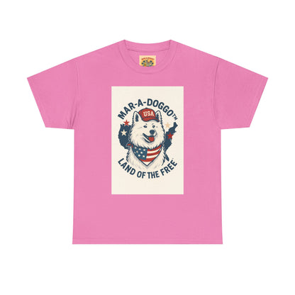T-Shirt — "Mar-A-DoggO" Patriotic Dog Tee (Land of the Free)
