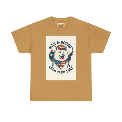 T-Shirt — "Mar-A-DoggO" Patriotic Dog Tee (Land of the Free)