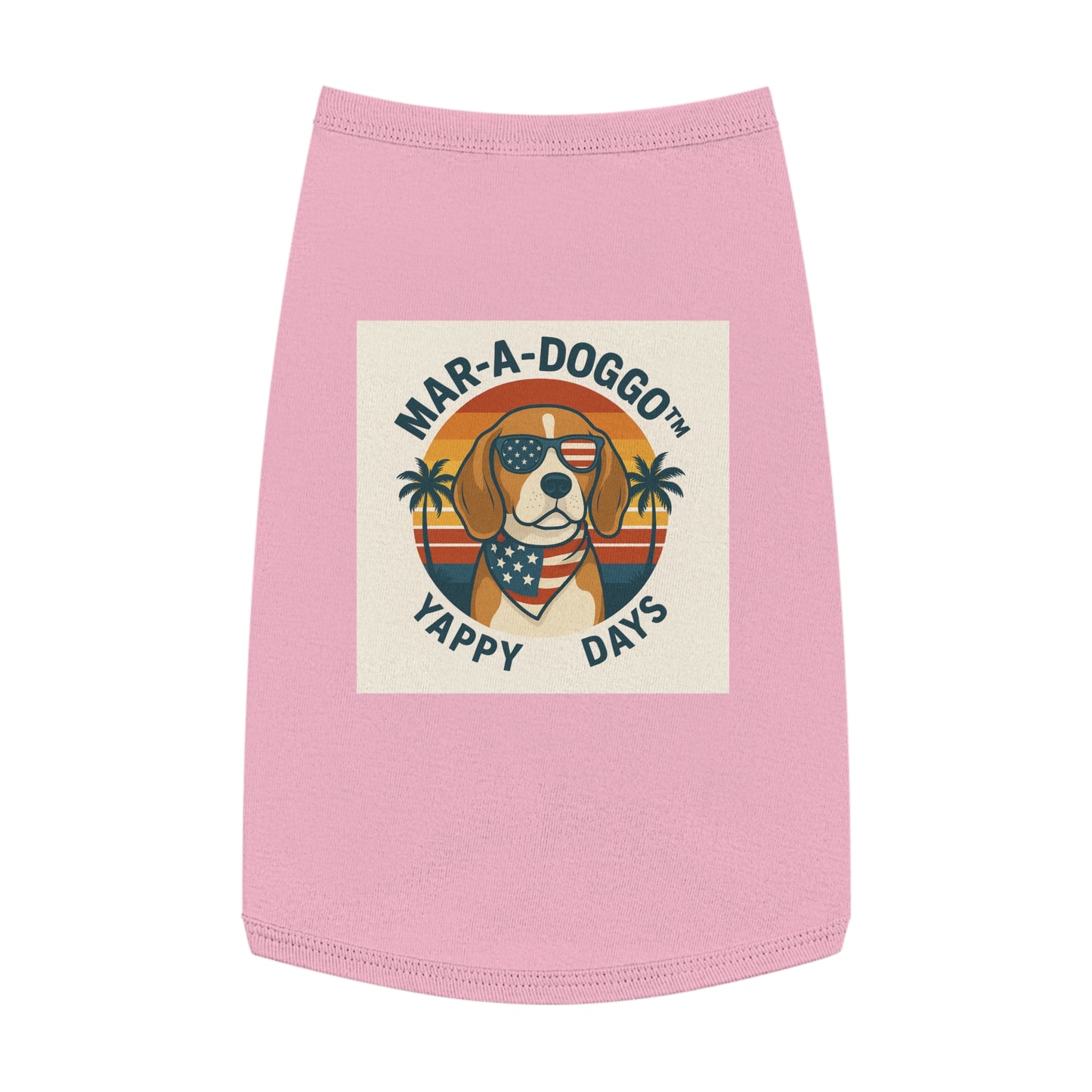 Patriotic 'Mar-A-Doggo Yappy Days' Dog Shirt