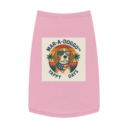 Patriotic 'Mar-A-Doggo Yappy Days' Dog Shirt