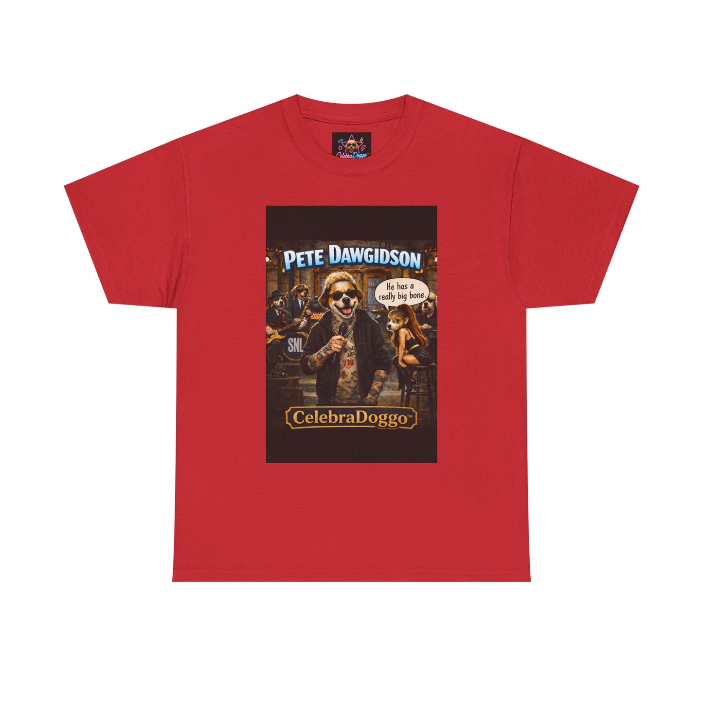 "Pete Dawgidson" Graphic Tee — Funny Dog Party T-Shirt