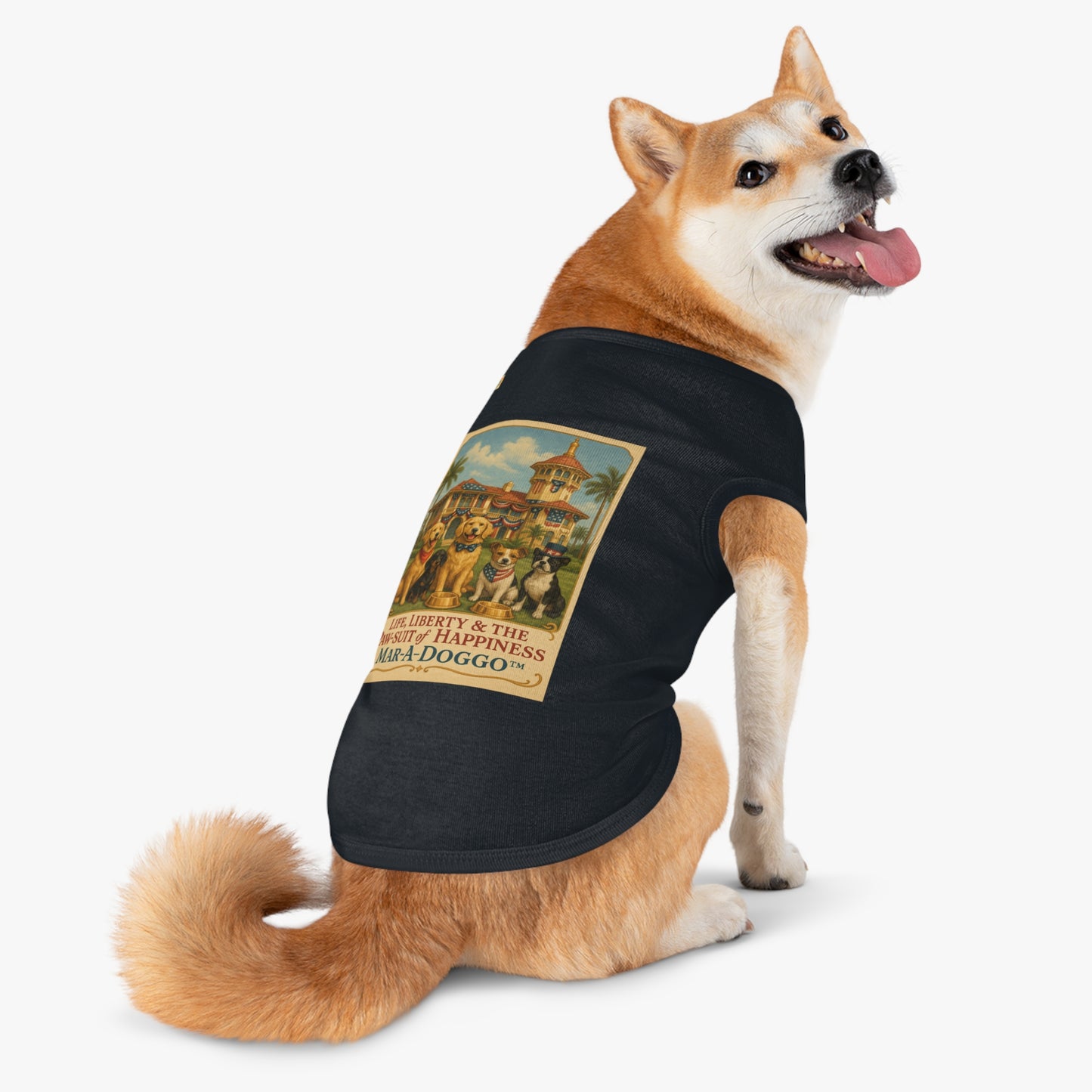 Life Liberty & The Paw-suit of Happiness (Doggo Tank Top)