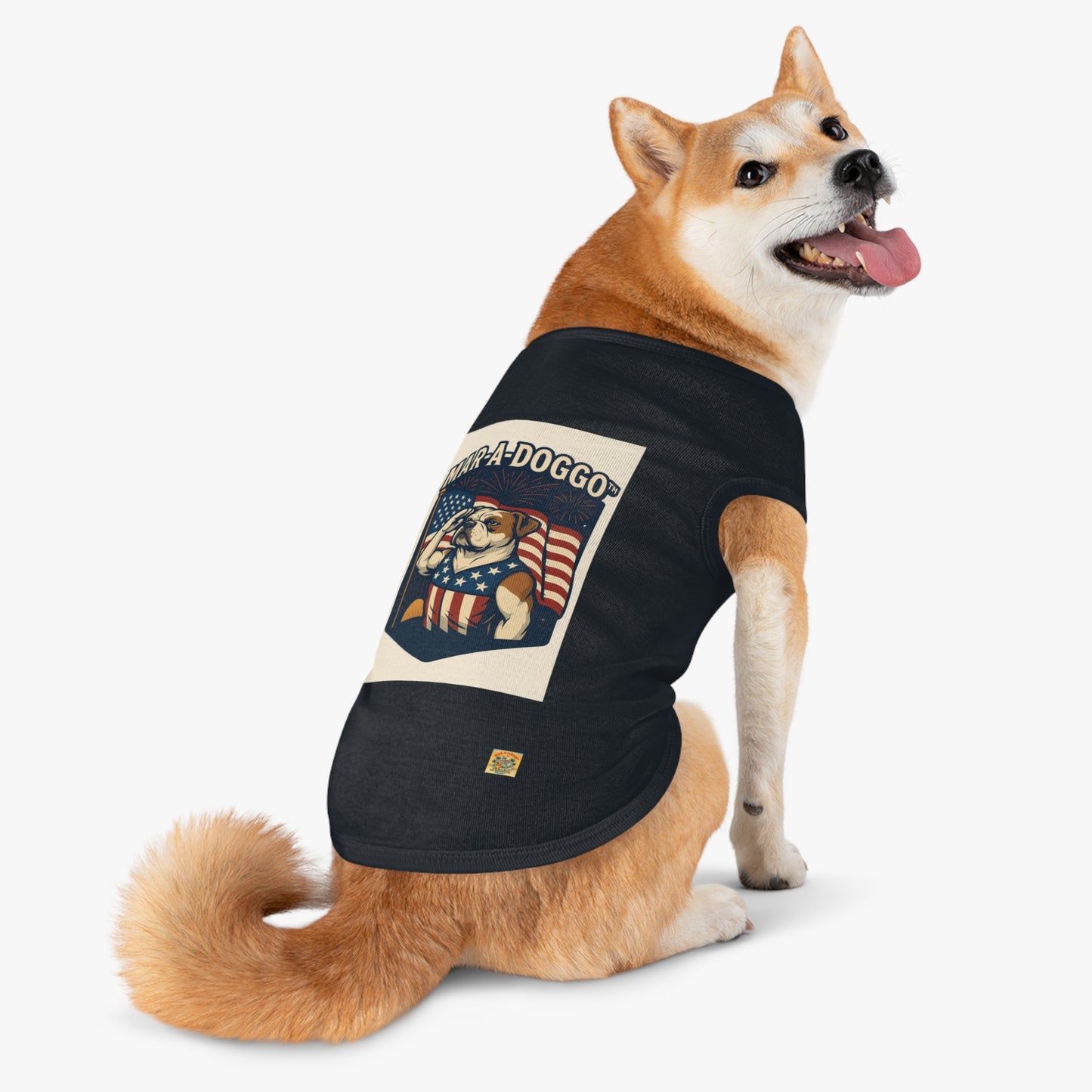 Salute The Flag (Doggo Tank Top)
