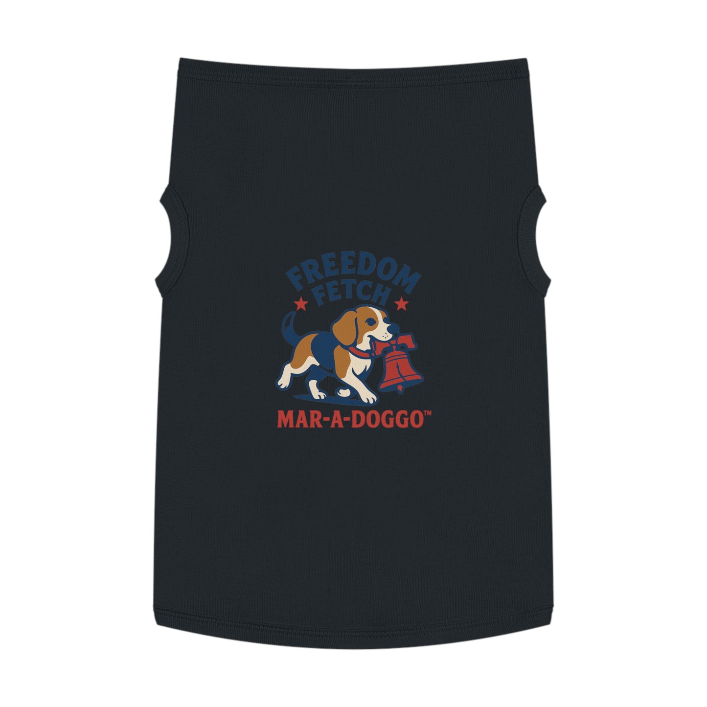 Freedom Fetch Pet Tank Top — "Mar-A-Doggo" Patriotic Dog Shirt