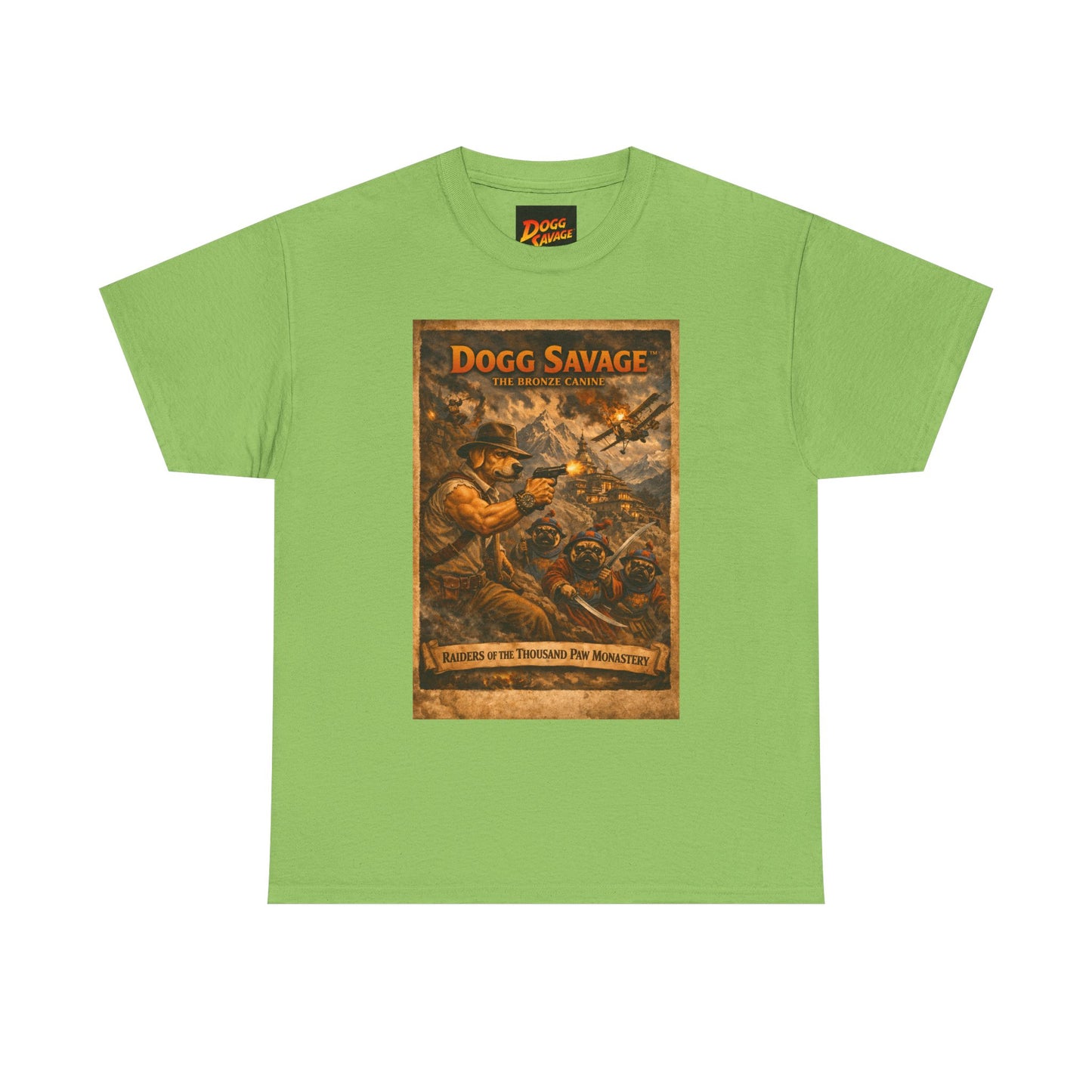 Dogg Savage Retro Graphic Tee — Vintage Adventure Poster T‑Shirt
